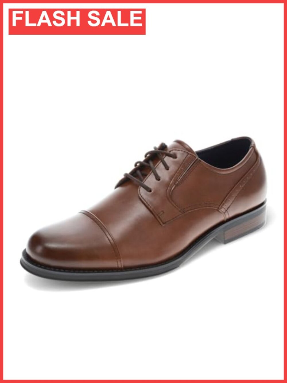 Mens Oxford Dress Shoes Faux Leather Cushioned Lace-Up